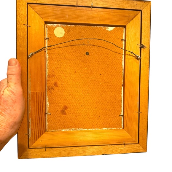 Vintage 1960s Framed Nautical Painting on Board Sailboat Signed H Holler - Picture 6 of 9